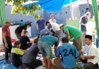 Takbir, Pelaksanaan Qurban Mushalla Al Amin Podomoro Bukit Mas Berjalan Lancar