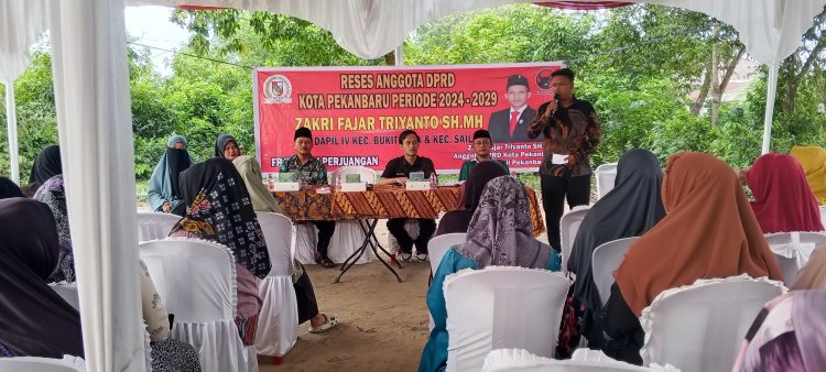 Reses DRPD Pekanbaru Zakri Fajar Triyanto 2024-2029