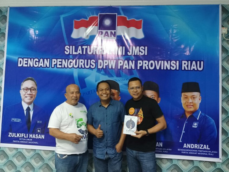 JMSI Bersinergi Dengan PAN Riau Untuk Perusahaan Pers Bermarwah