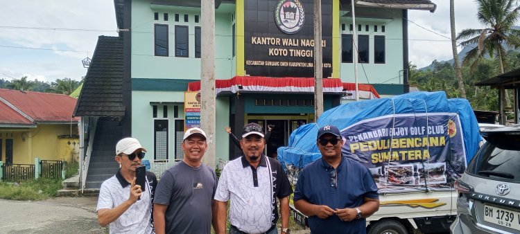 Pekanbaru Enjoy Golf Club Salurkan Bantuan Peduli Bencana Sumatera