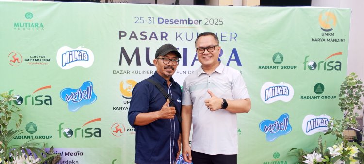 Menjelang Tahun Baru 2026, Pasar Kuliner Mutiara Dengan UMKM Karya Mandiri Di Hotel Mutiara Merdeka Pekanbaru