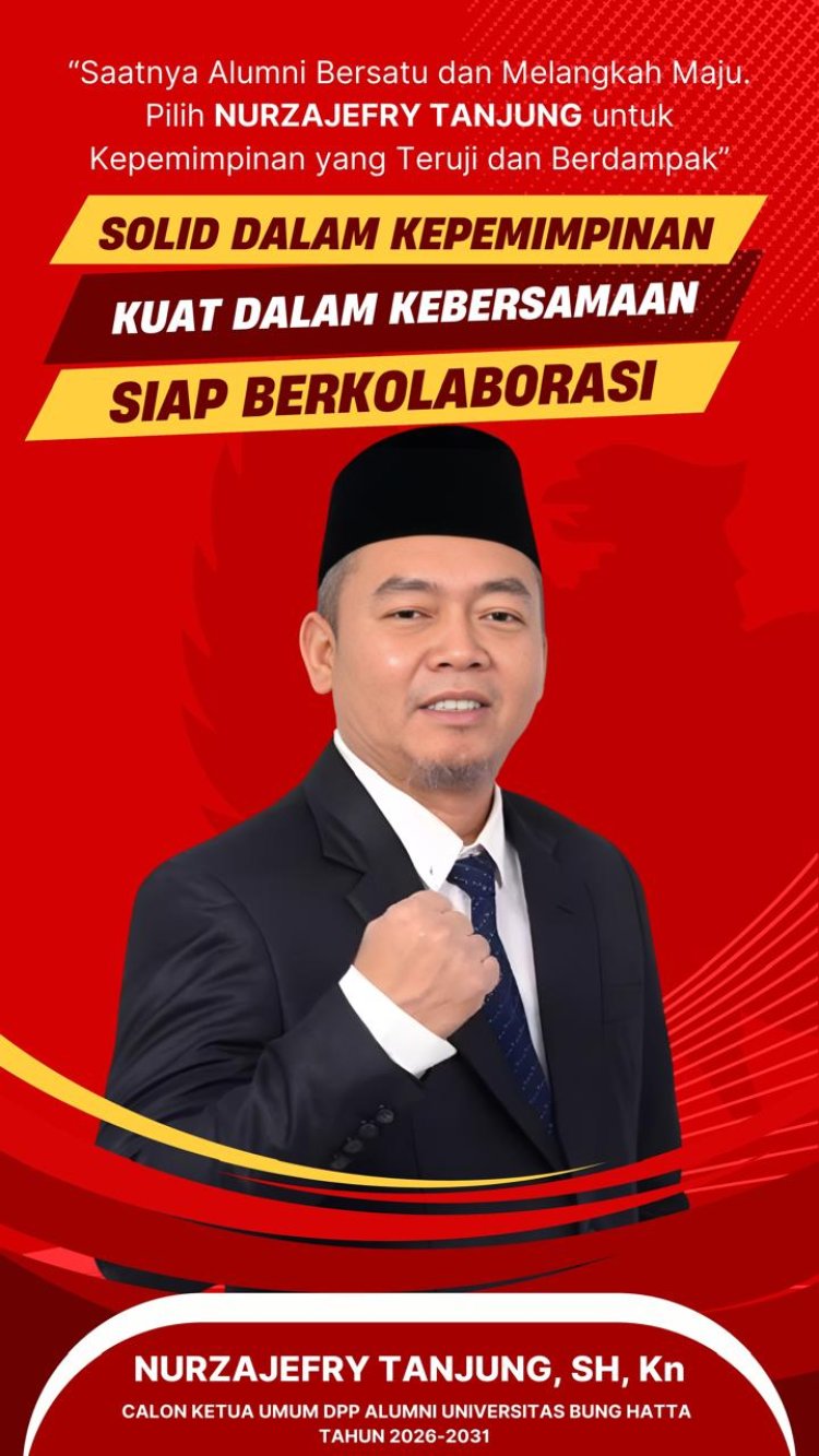 DPD Riau Sepakat Calonkan Nurzajefry Tanjung Sebagai Calon Ketum Alumni DPP UBH Di Mubes 10 April 2026