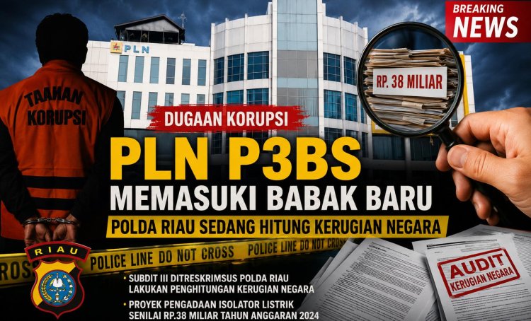 Keren, Aroma Korupsi PLN P3BS Lagi Dihitung Krimsus Polda Riau