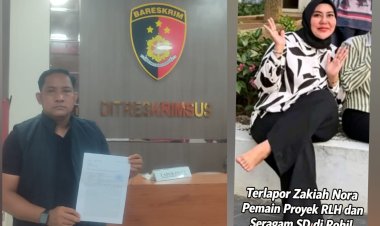 Zakiah Nora Dilaporkan Ke Dirreskrimsus Polda Riau Karena Baju Seragam SD Di Rohil